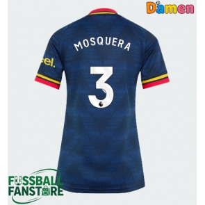 Arsenal Cristhian Mosquera #3 Replik Auswärtstrikot Damen 2026-27 Kurzarm